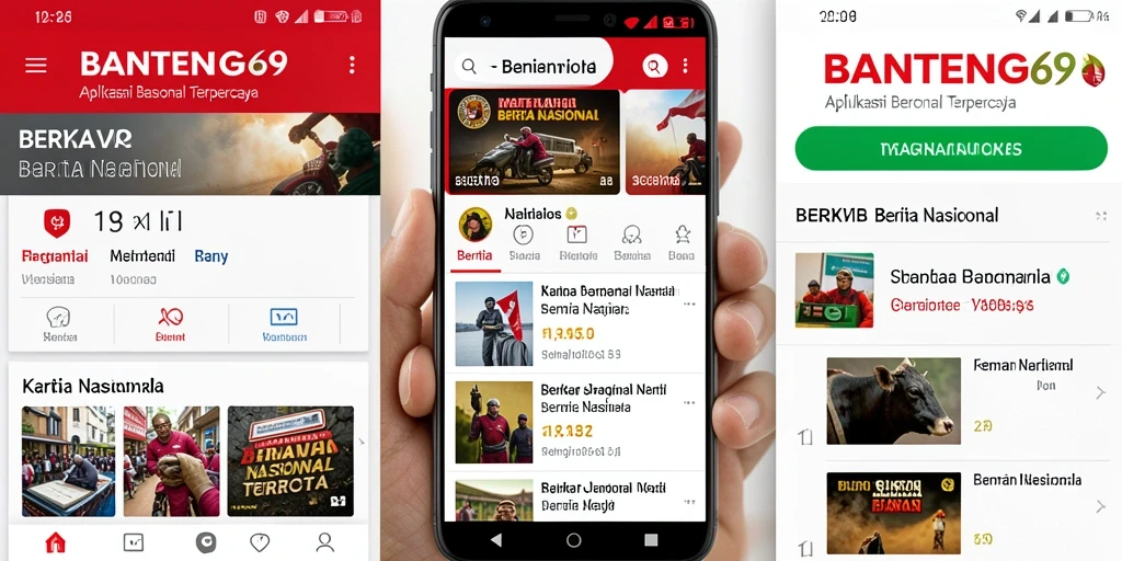 Tampilan antarmuka aplikasi BANTENG69 yang informatif dan menarik.