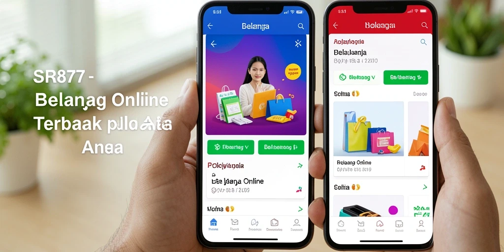 Antarmuka aplikasi SR877 yang menarik dan user-friendly.